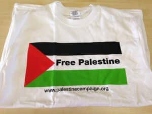 Free Palestine white Tshirt