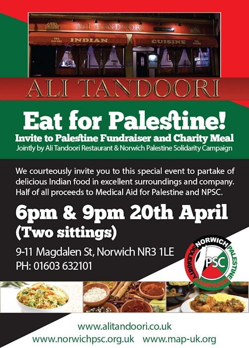 Eat for Palestine - Palestine Fundraiser and Charity Meal