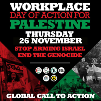 Workplace day of action for Palestine