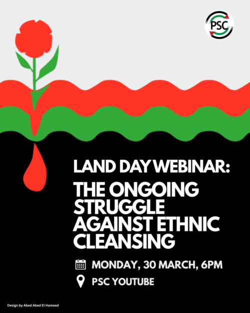 Land Day Webinar: The ongoing struggle against ethnic cleansing
