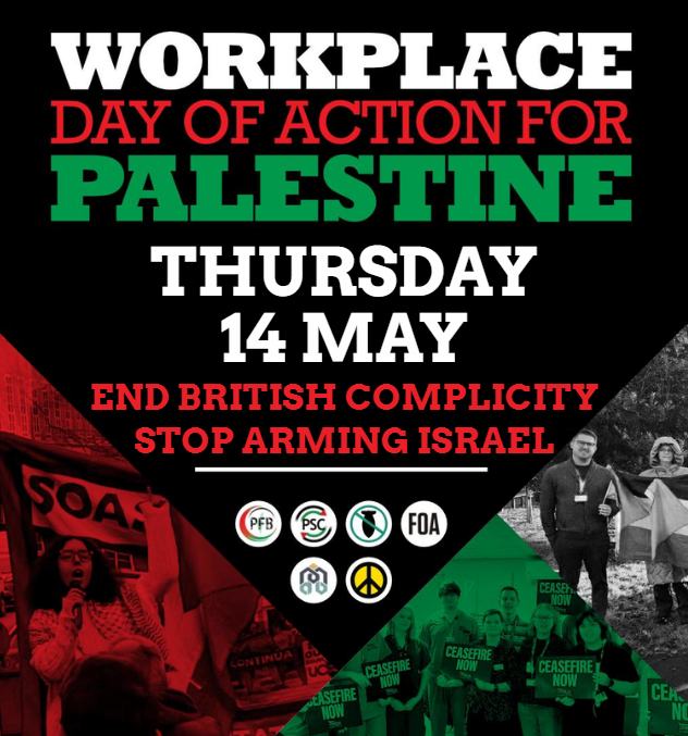 Workplace day of action for Palestine