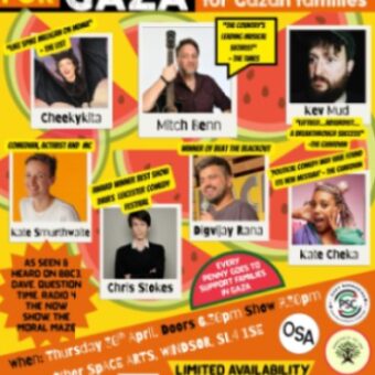 East Berkshire PSC - Stand up for Gaza comedy night in Windsor