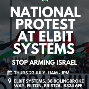 National Protest at Elbit Systems