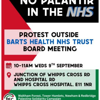 No Palantir in our NHS demonstration