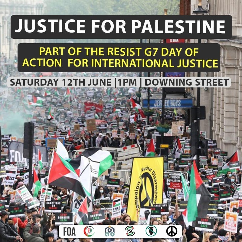 Resist G7: Justice for Palestine Protest