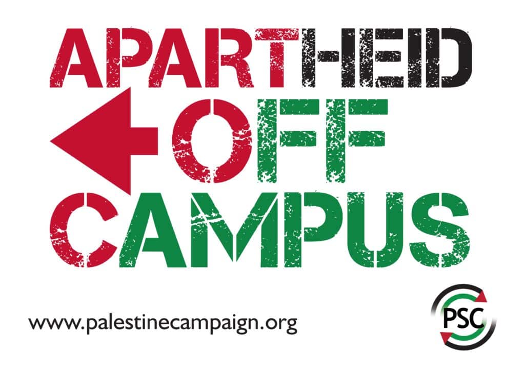 Apartheid Off Campus text