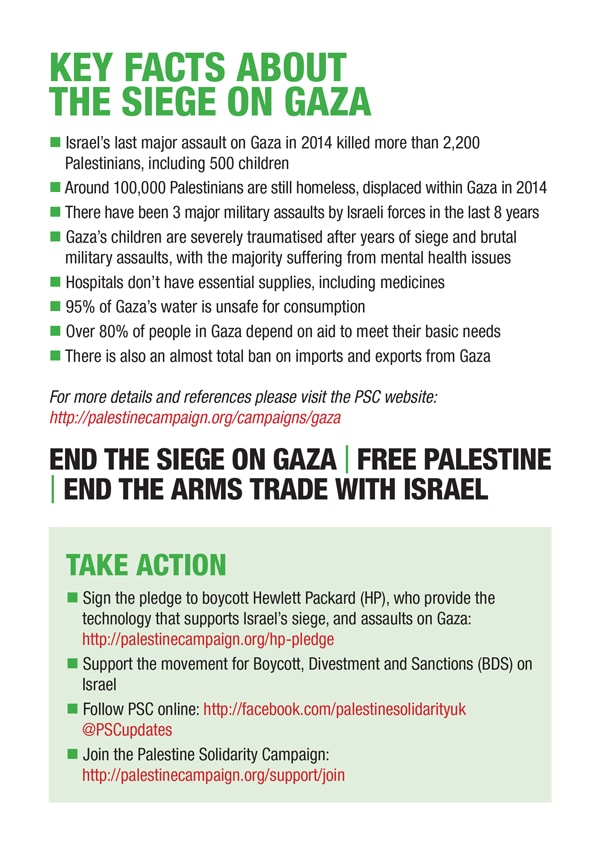 End the Siege on Gaza